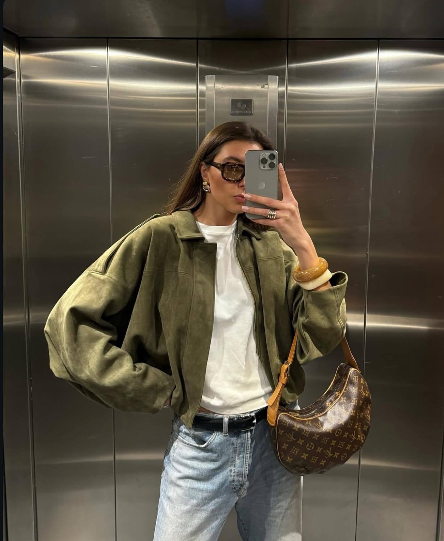 AVASI - Olive Box Jacket