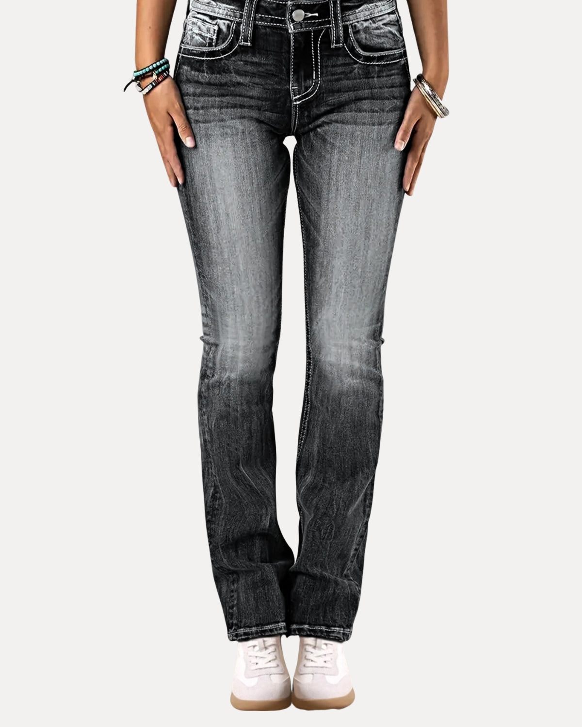AVASI - Straight Leg-Jeans