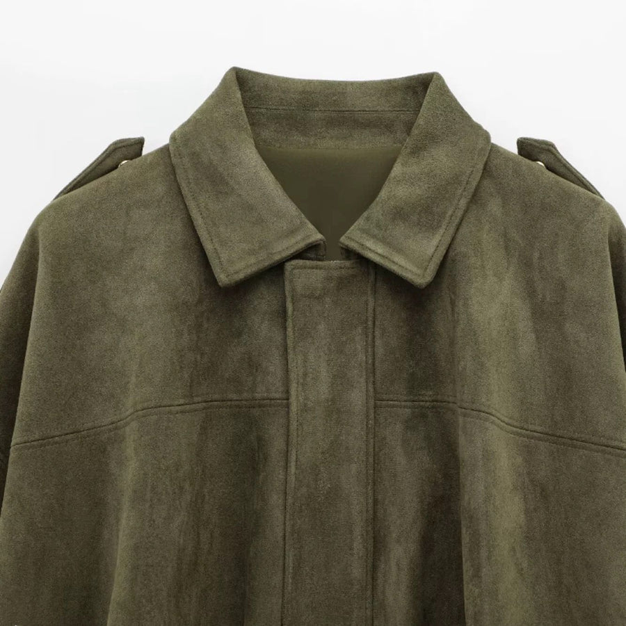 AVASI - Olive Box Jacket